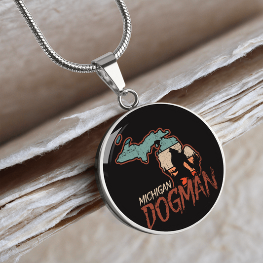 Michigan Dogman Sunset Necklace