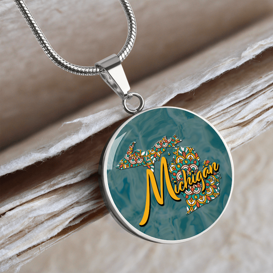 Michigan Mandala Necklace