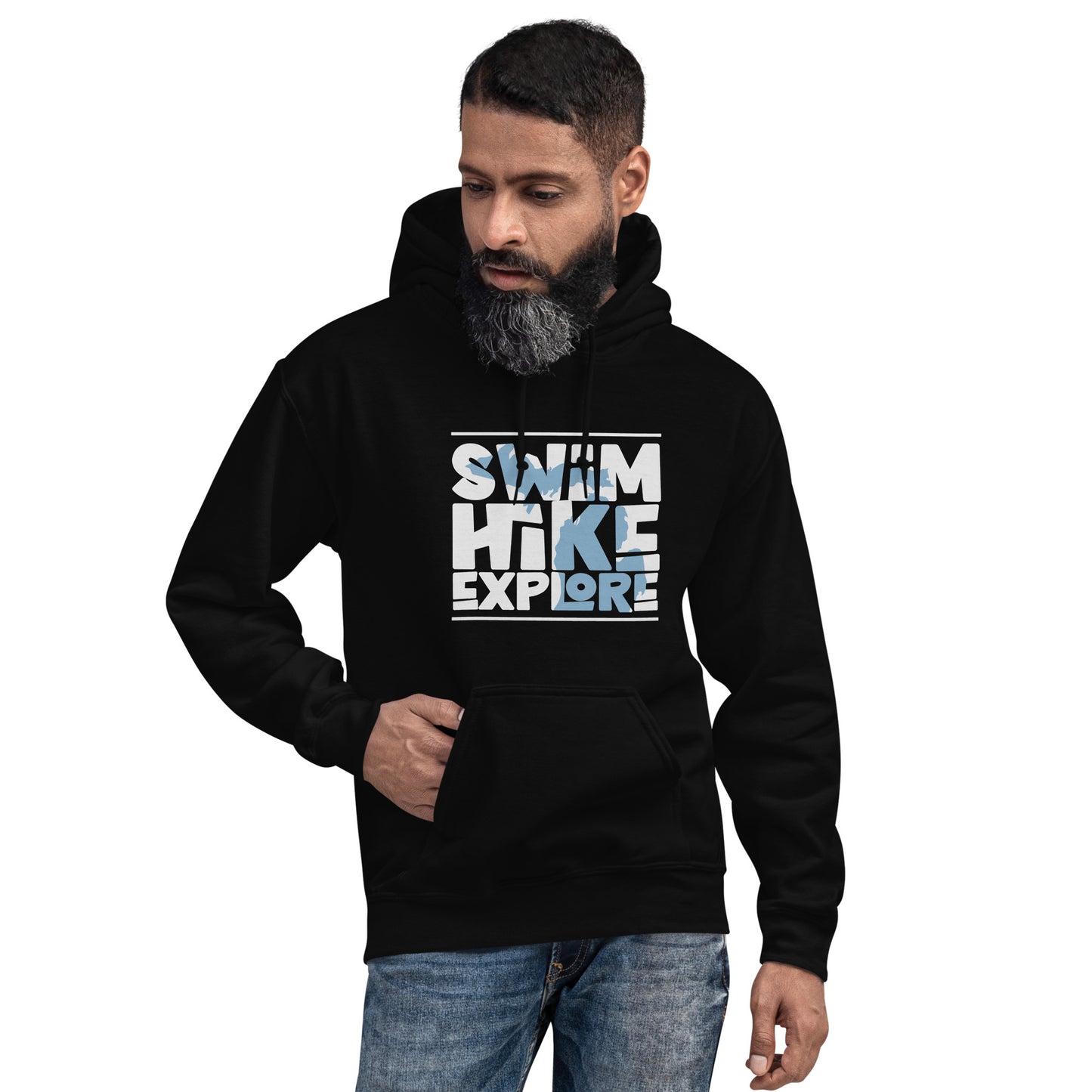 Swim Hike Explore Hoodie