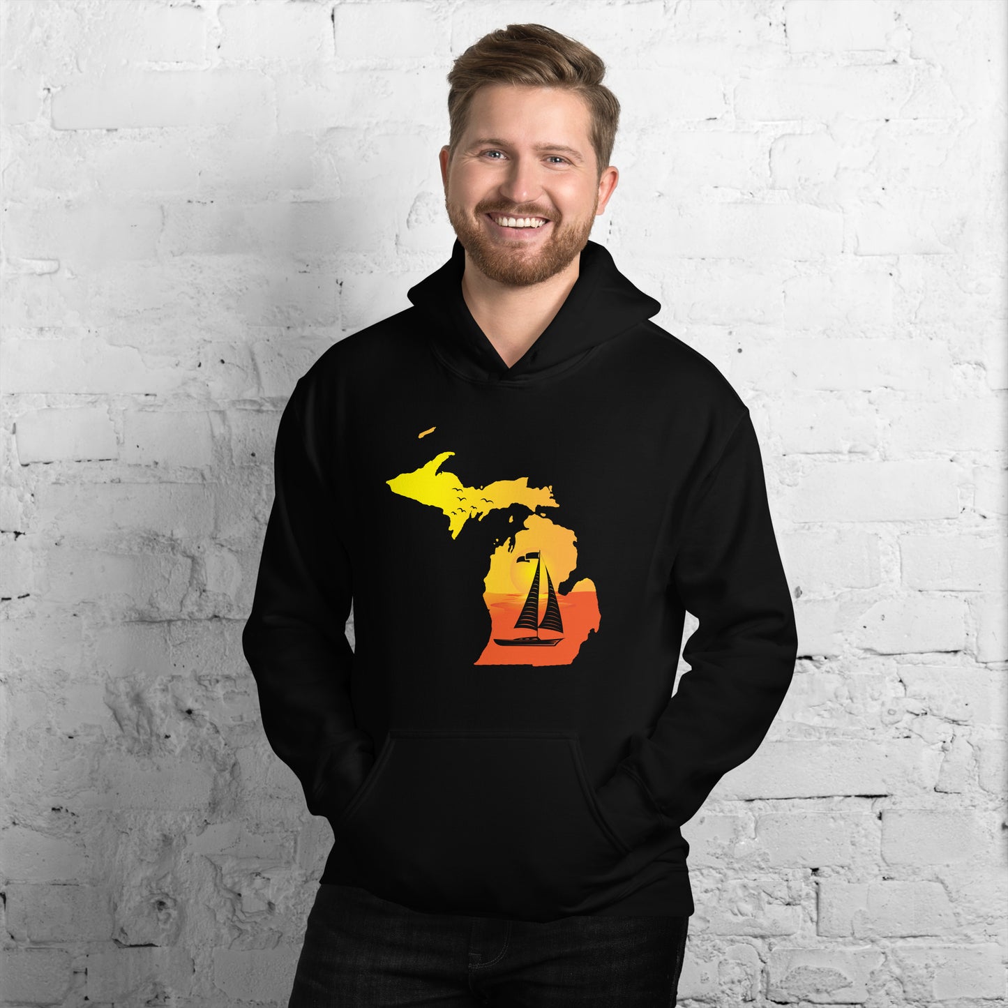 Sunset Sailboat Hoodie