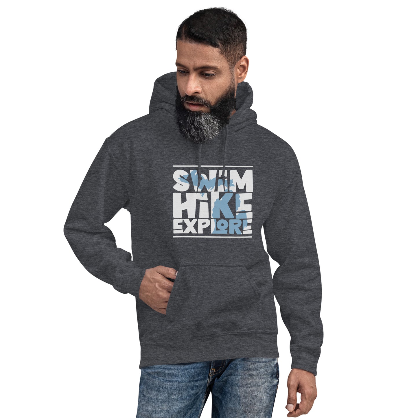 Swim Hike Explore Hoodie