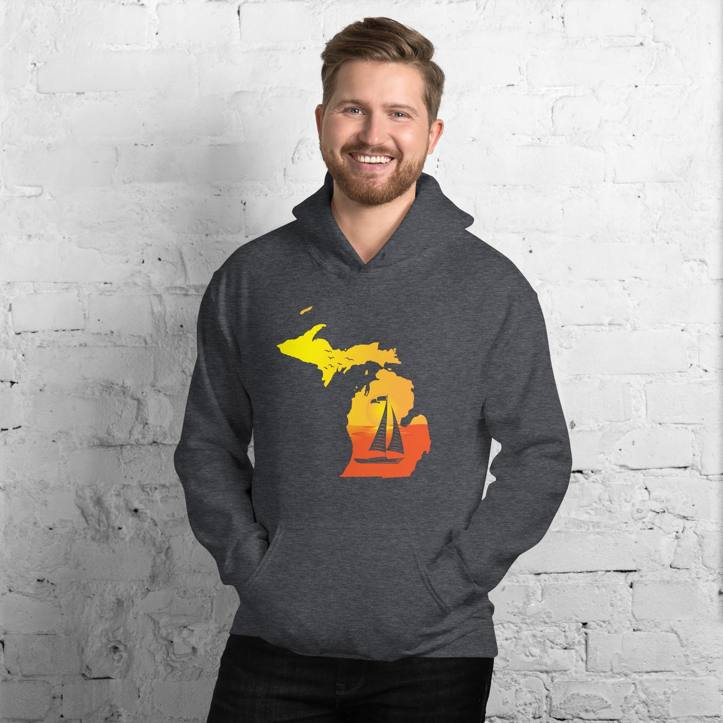 Sunset Sailboat Hoodie