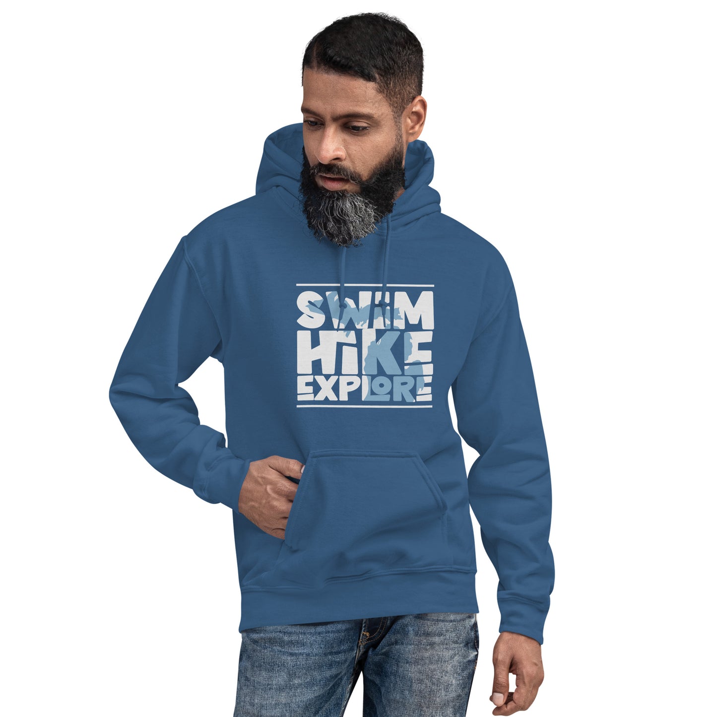 Swim Hike Explore Hoodie