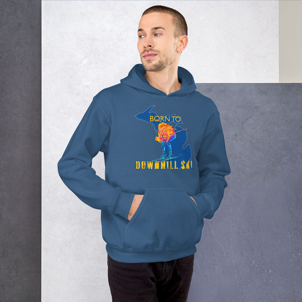 Downhill Skiing Hoodie