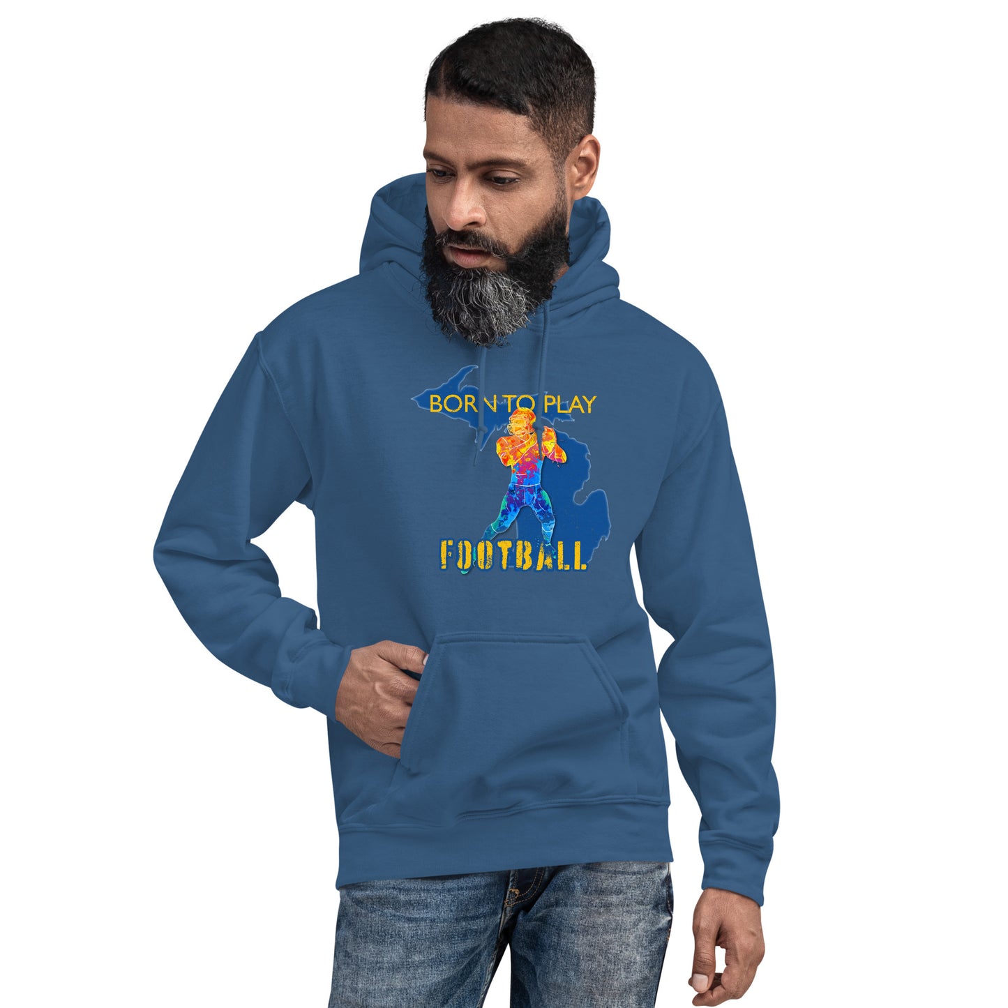 Born to Play Football Hoodie