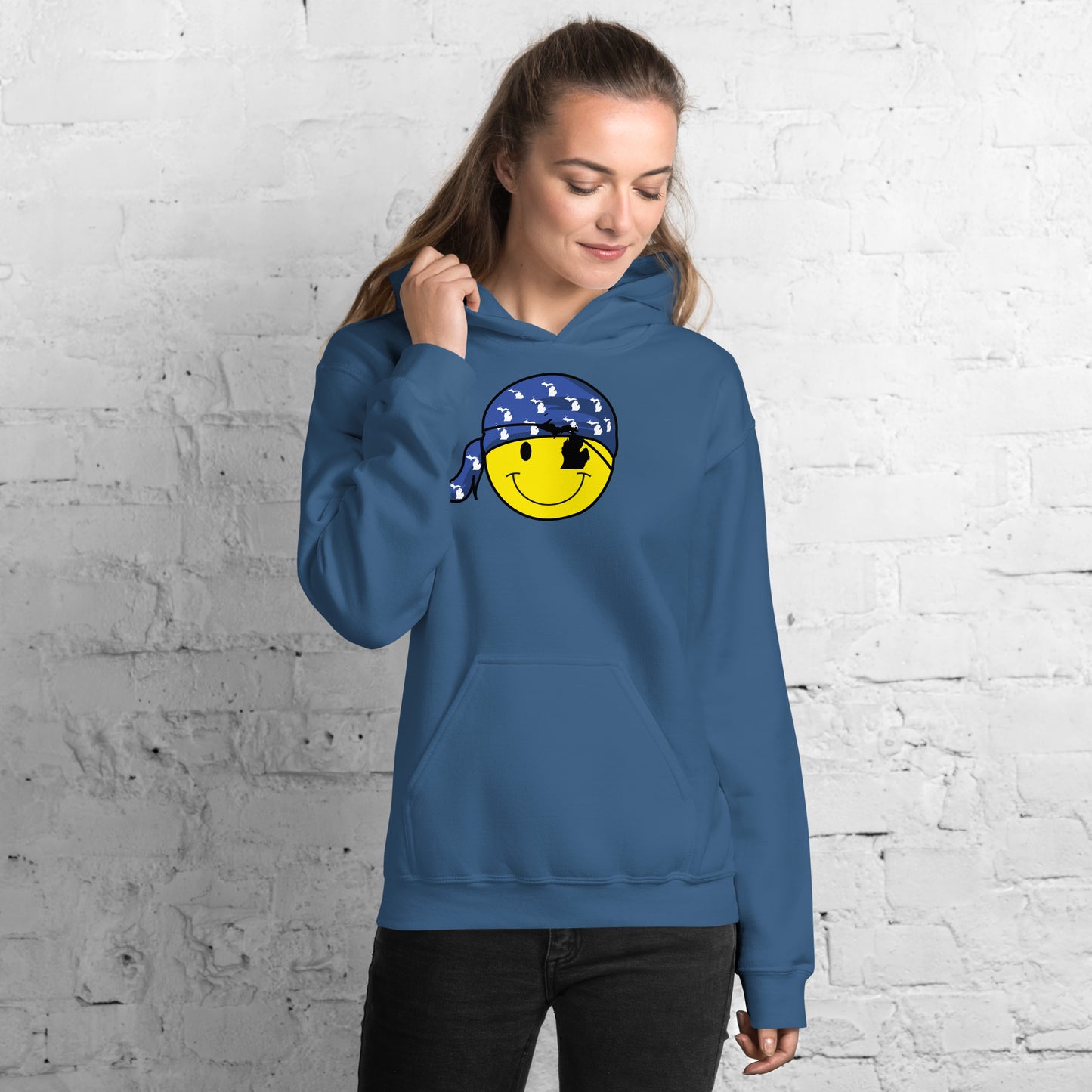 Smile Eye Patch Hoodie