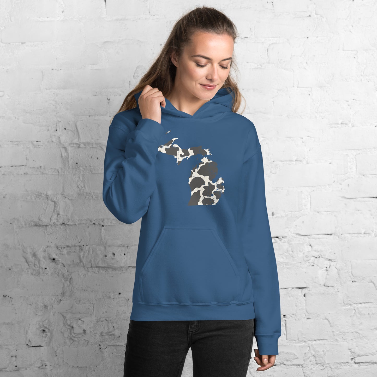 Cow Print Hoodie