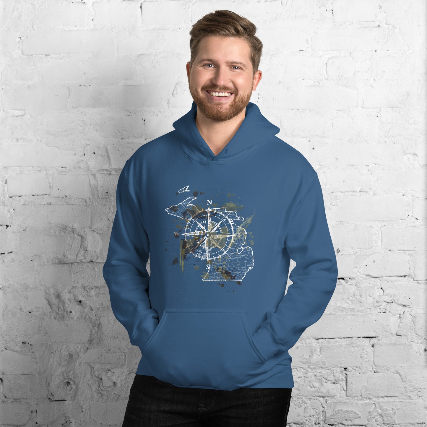 Abstract Compass Hoodie