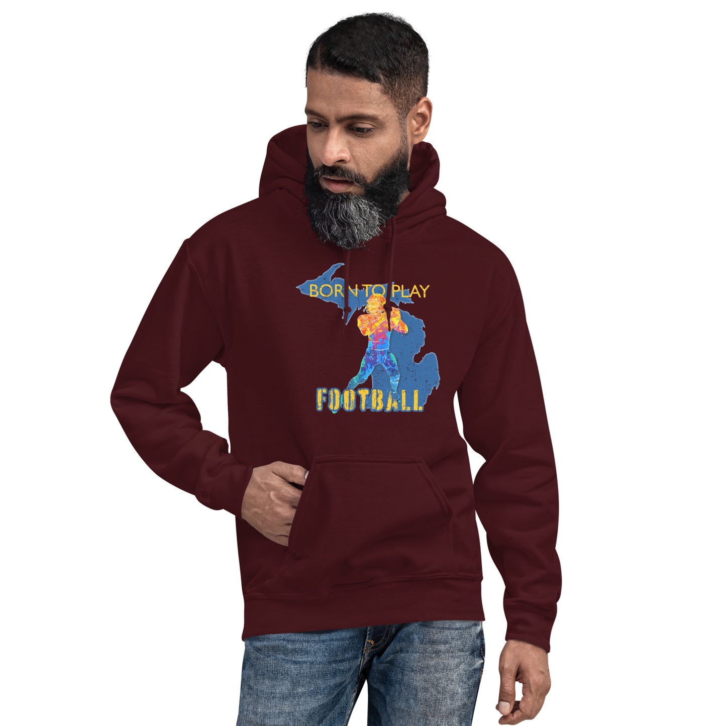 Born to Play Football Hoodie