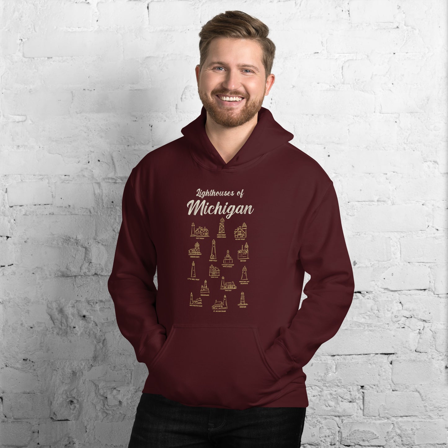 Michigan Lighthouses Hoodie