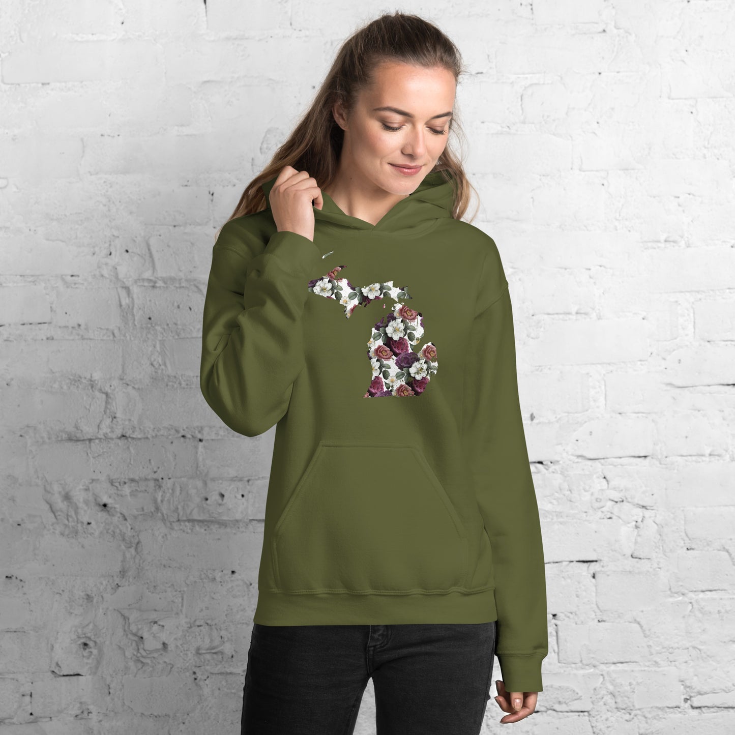 Michigan Flower Hoodie