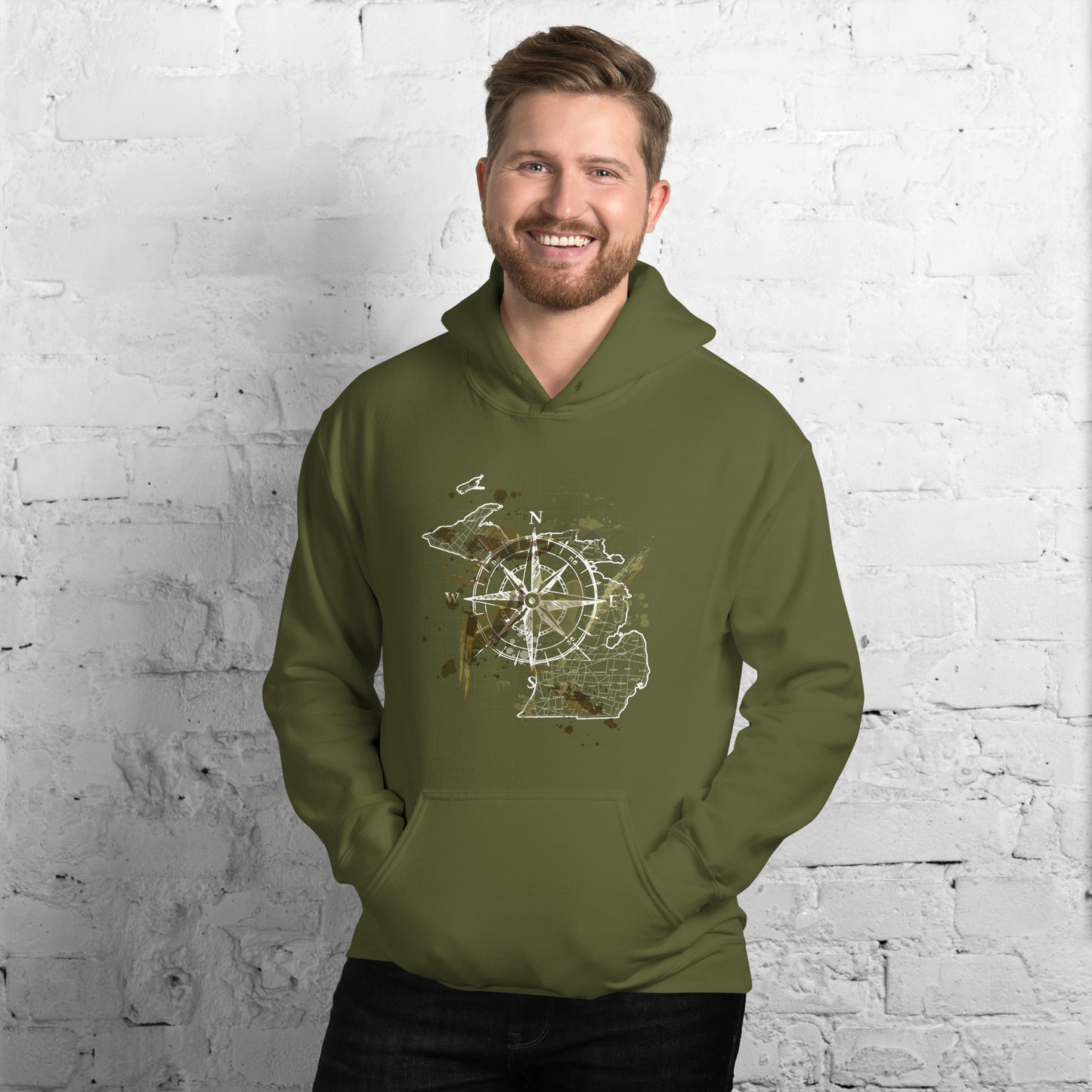 Abstract Compass Hoodie