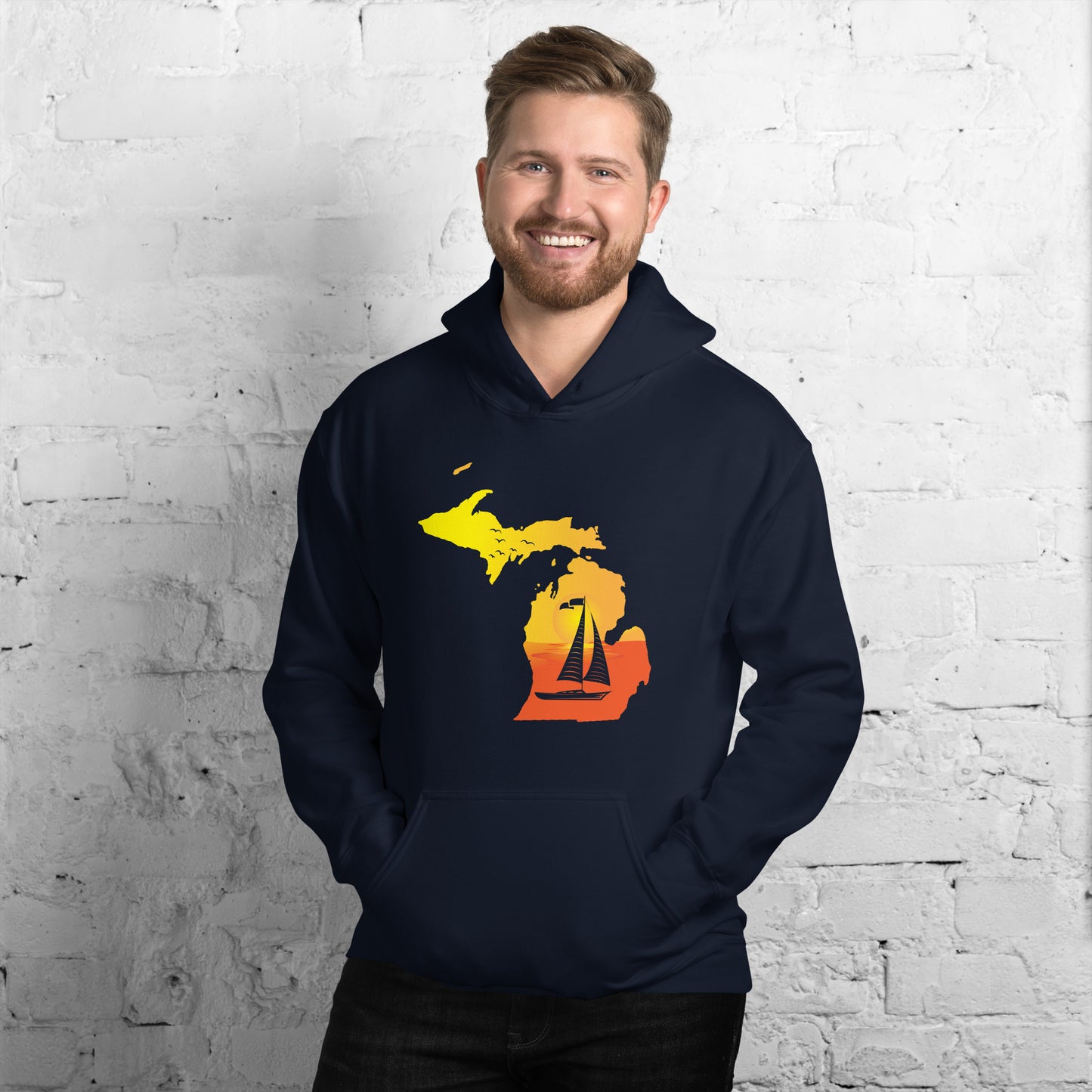 Sunset Sailboat Hoodie