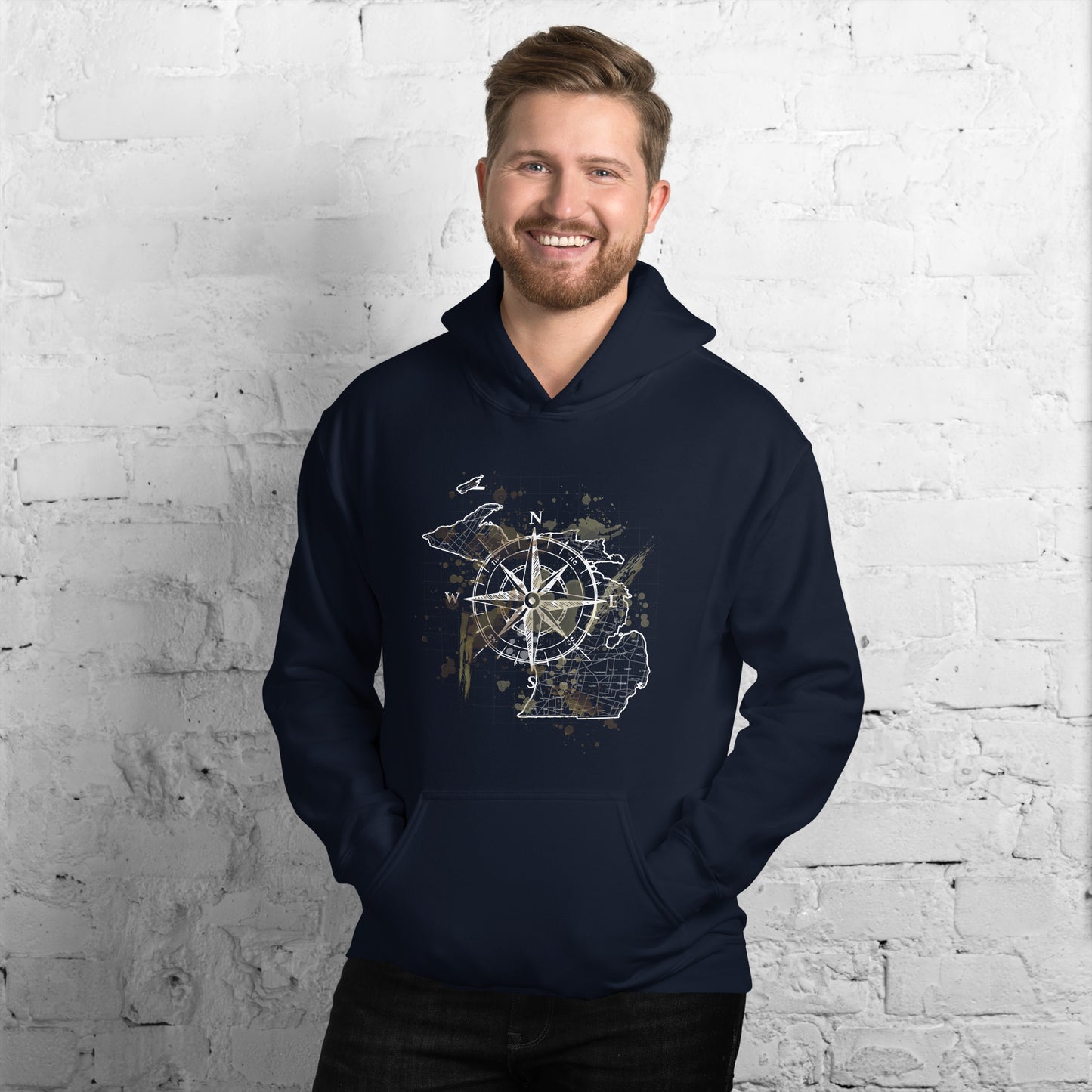 Abstract Compass Hoodie