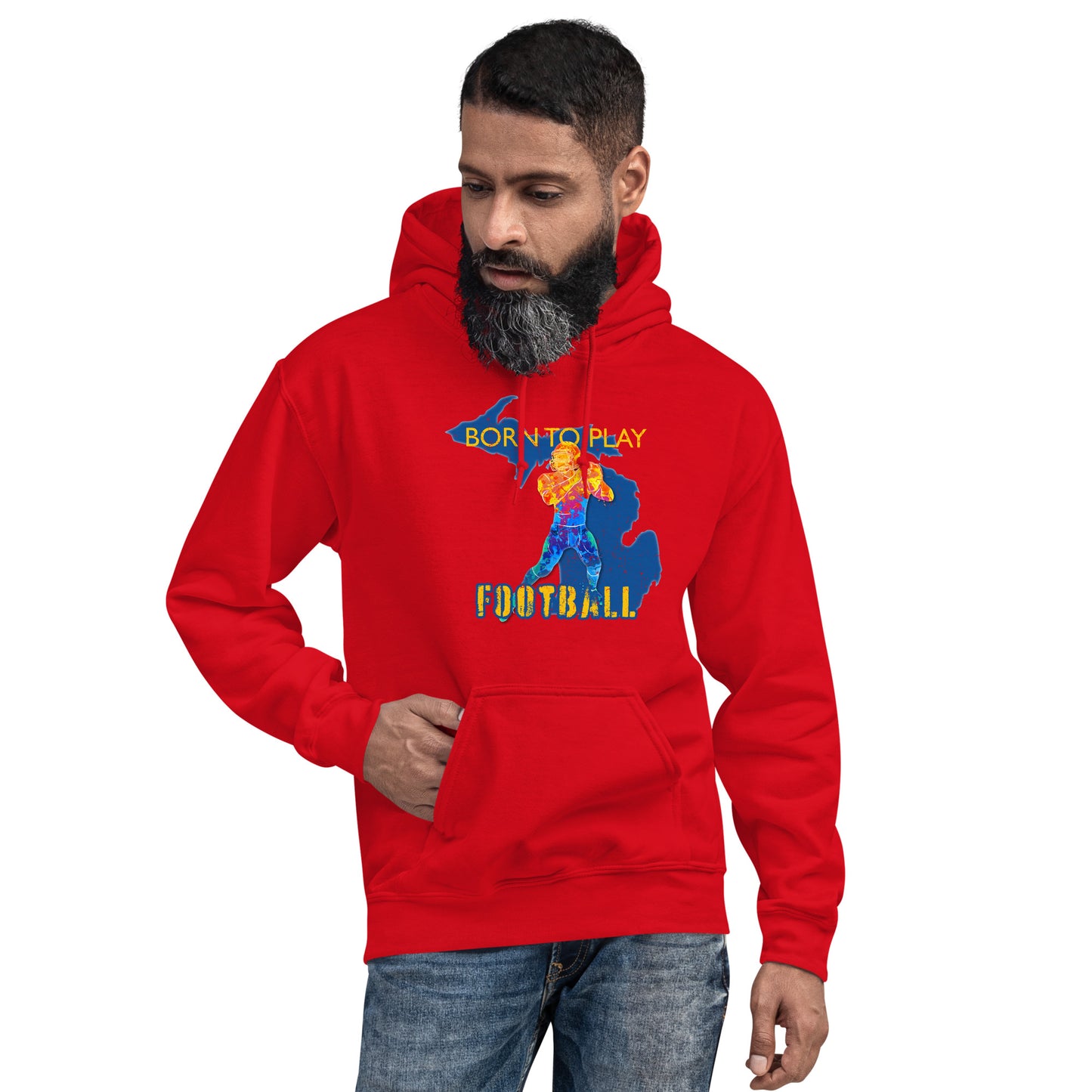 Born to Play Football Hoodie