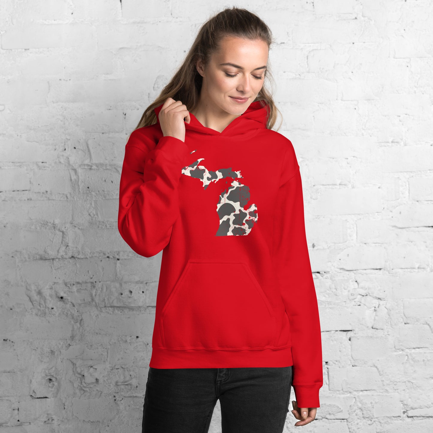 Cow Print Hoodie