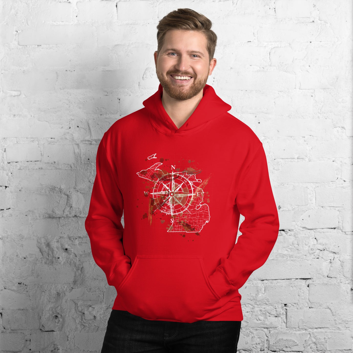 Abstract Compass Hoodie