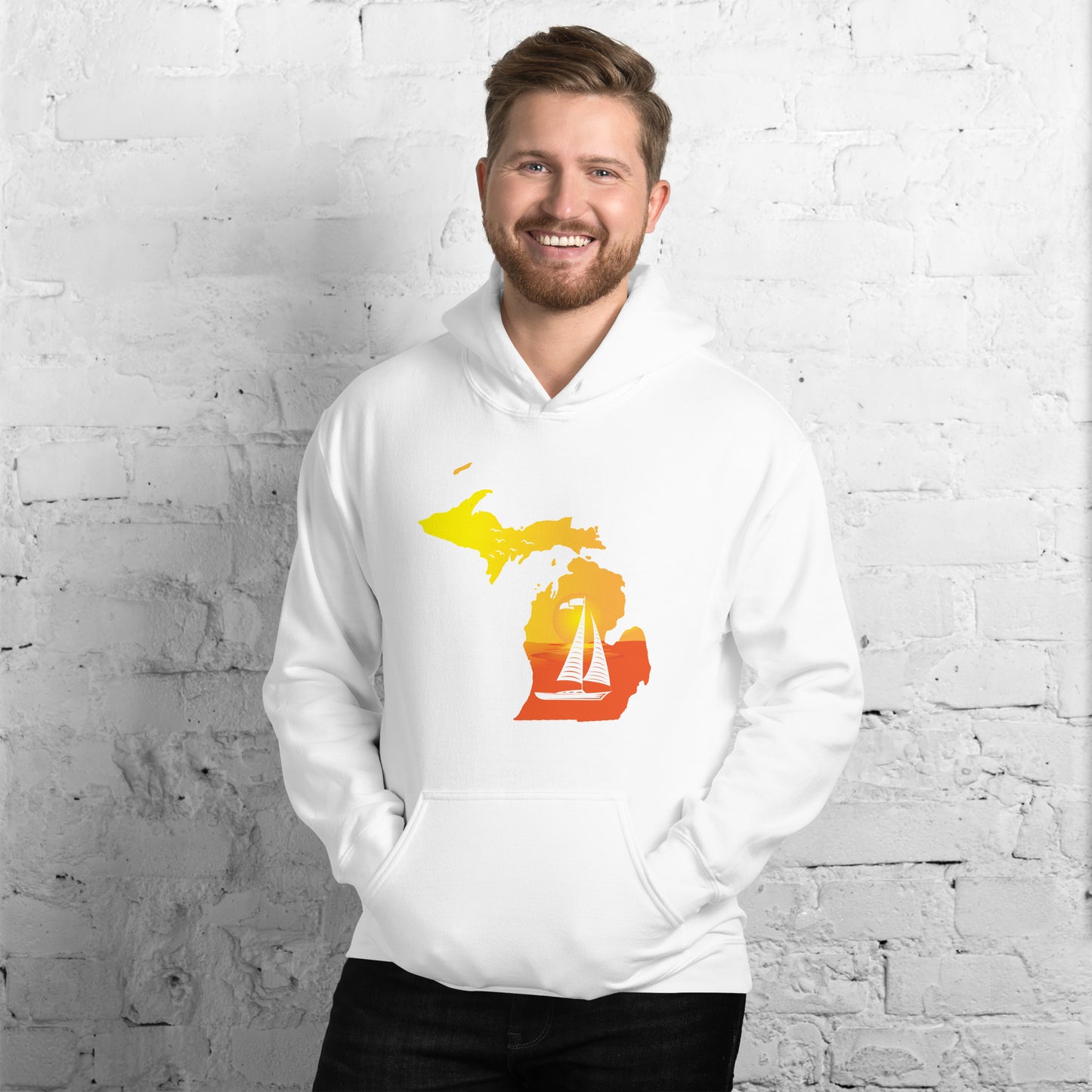 Sunset Sailboat Hoodie