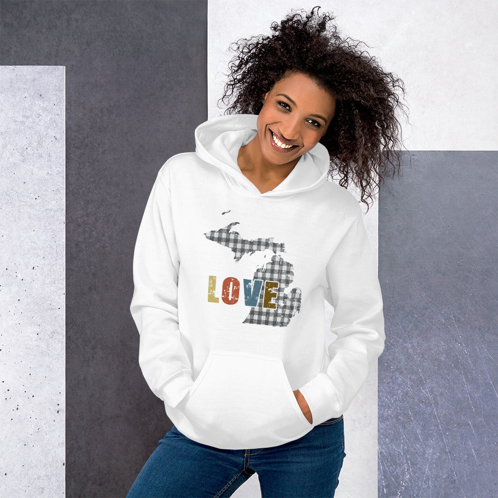 Plaid LOVE Hoodie